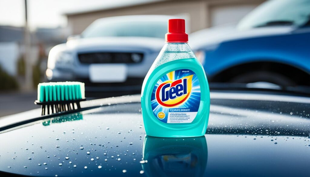 Gel detergente per auto e casa